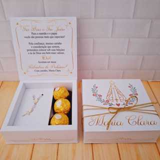 Convite Luxo para Padrinhos – Batizado, Consagração ou Crisma em Oferta na Shopee