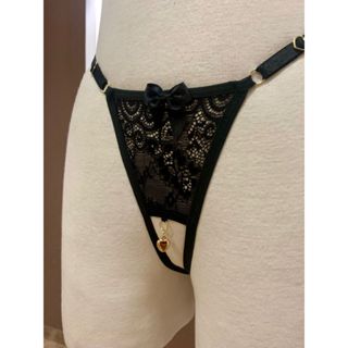 Kit 3 Calcinhas Feminina Sexy Lingerie Fio Dental Renda Sensual Pingente Luxo Aberta Transparente em Oferta na Shopee
