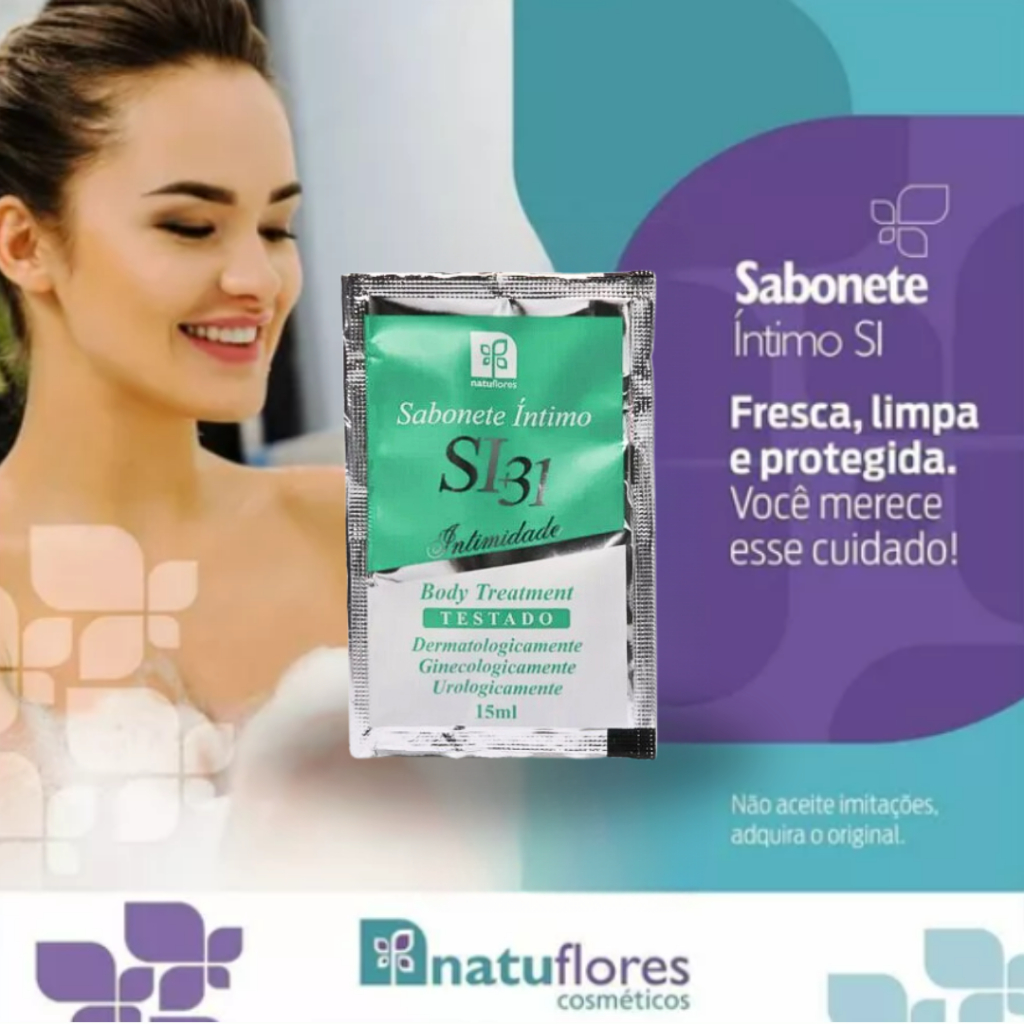 Detalhes do Sachê Sabonete Íntimo SI + 31 15ml NatuFlores