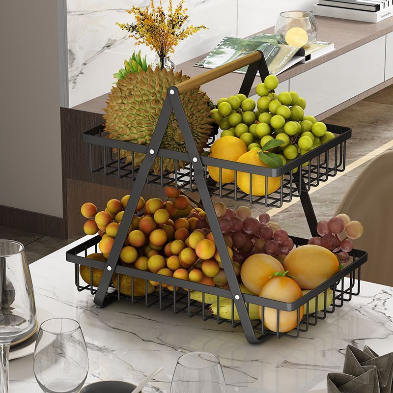 Fruteira de Mesa ou Cesto Multiuso Organizador para Casa Cozinha Escritório