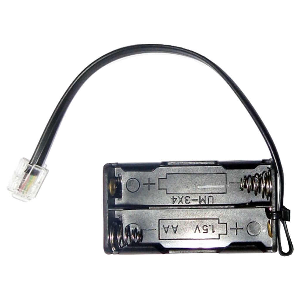 Kit de Pilhas de Emergência para Cofre Eletrônico Qualisafe RJ11 - 4 Pilhas AA