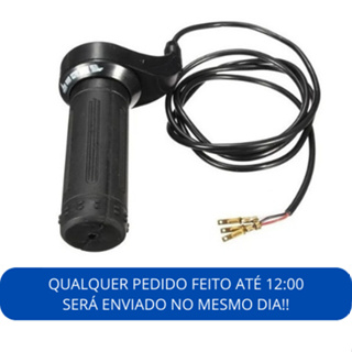 Acelerador punho Bicicleta Scooter Eletrica 24V 36V 48V em Oferta na Shopee