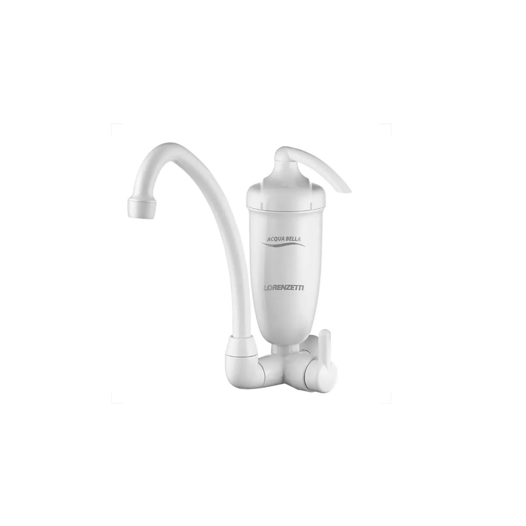 Purificador Água Com Torneira Bica Móvel Acqua Bella Branco Lorenzetti