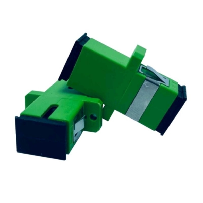 kit com 10 Adaptador Conector Fibra óptica sc/upc sm flange  singlemode Simplesx-apc Acoplador