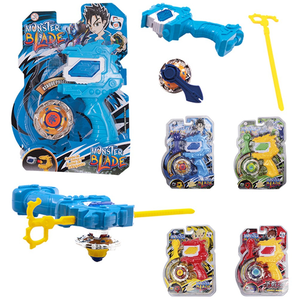 Piao Monster Blade com Lançador Beyblade + Lançador Brinquedo menino
