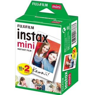 Filme Papel Fotográfico Fujifilm Instax Mini 20 Fotos 54x86mm p/ Câmera Instantânea Instax em Oferta na Shopee