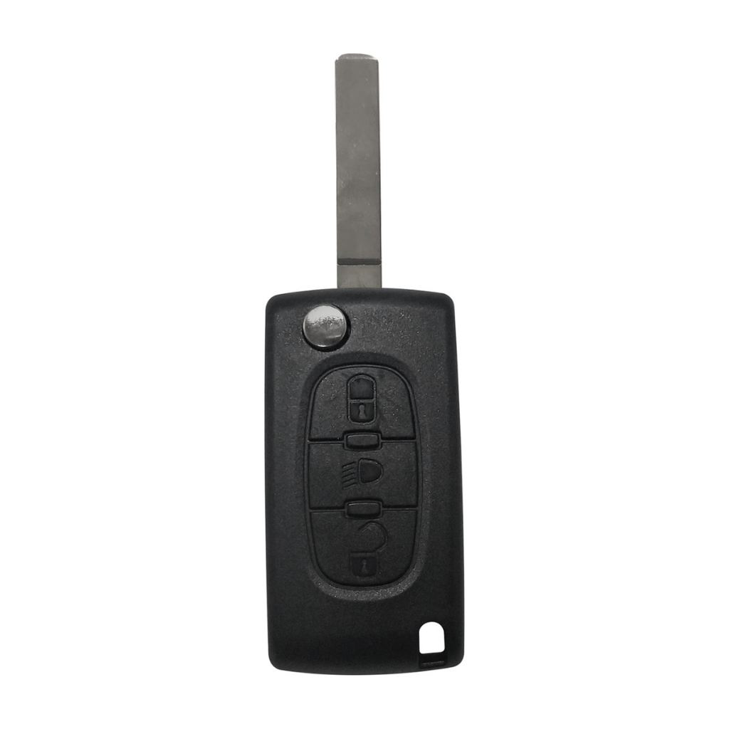 Carcaça Chave Canivete Oca 3 Botões Citroen C4 Pallas, Picasso, C3 e Outros