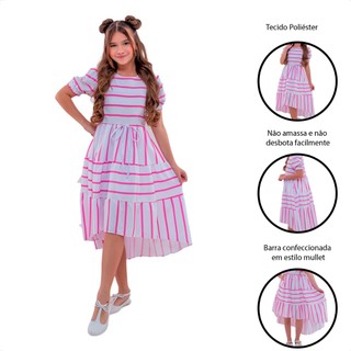 VESTIDO CAUDA MULLER INFANTIL
