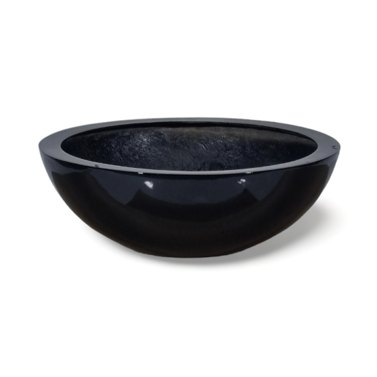 Decoração casa vaso para casa e jardim em Fibra de Vidro 58cm Bacia Fiorita M