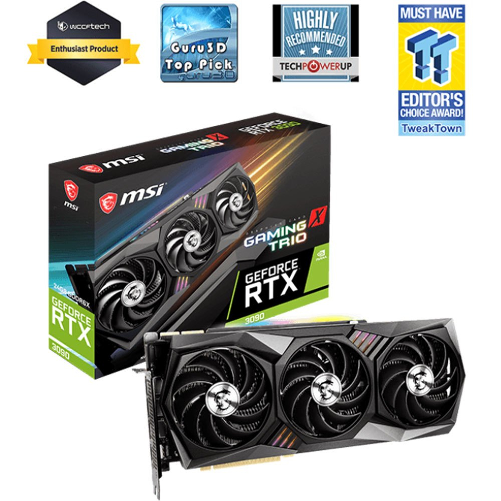 PLACA DE VIDEO RTX 3090 MSI GAMING 24GB GDDR6 384BITS