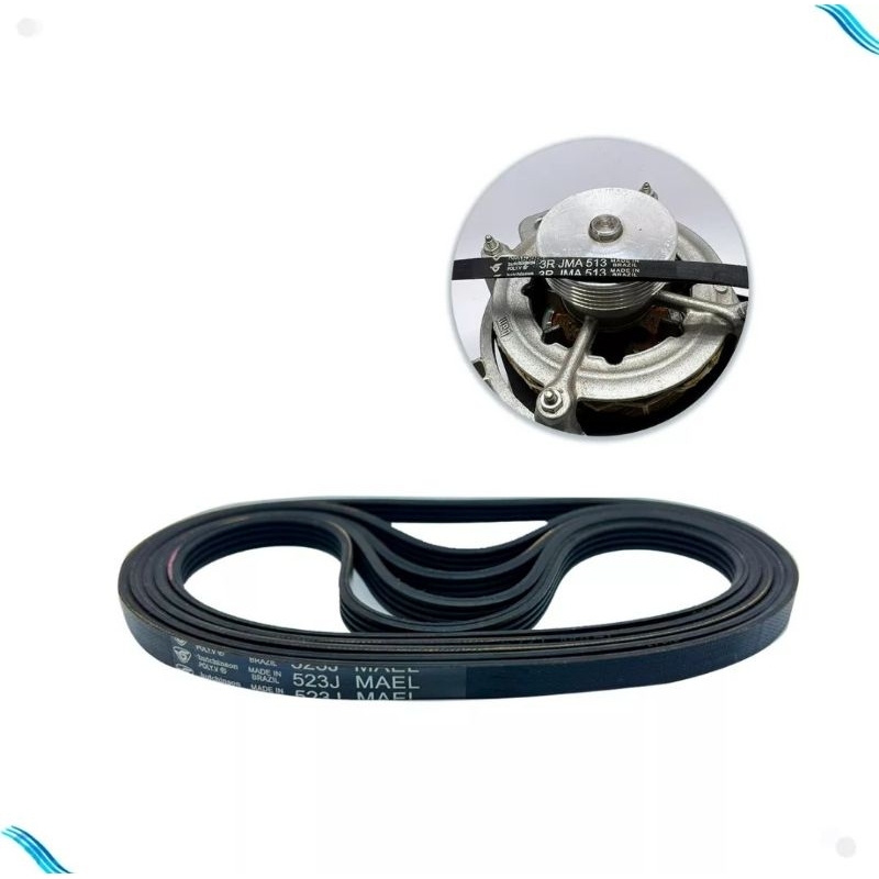 Correia Para Lavadora LT50 E Secadora De Roupa Electrolux/ Correia Hutchinson 4 Jma 523-67400521