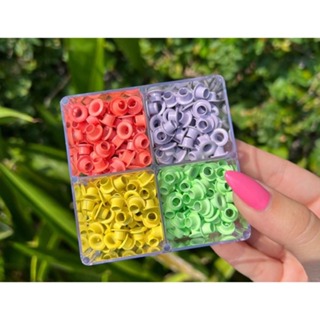 Ilhós Alumínio Candy Party 390 Unidades Antioxidante Scrapbook Artesanato Encadernação Agenda Ref. 004 em Oferta na Shopee