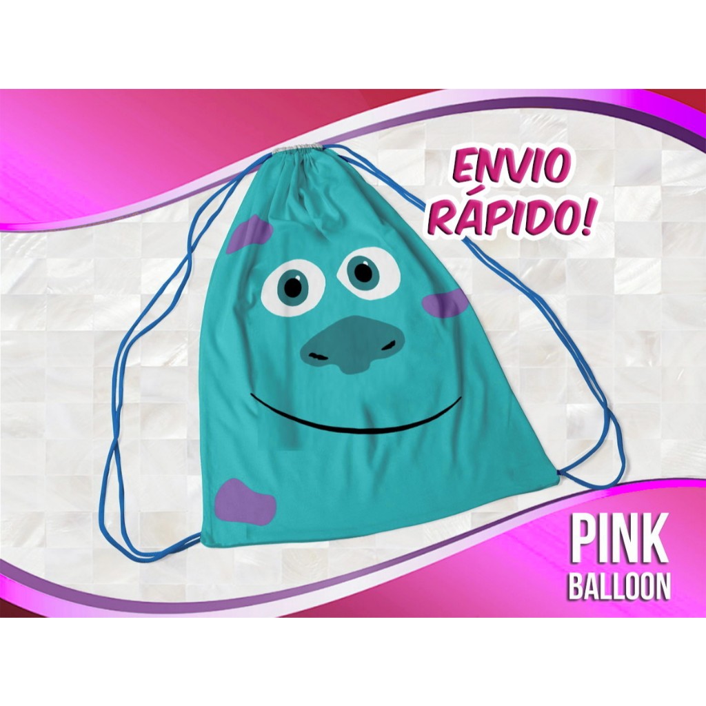 MOCHILINHA MONSTROS S.A SULLY (ENVIO RÁPIDO) - SACOLINHA LEMBRANCINHA