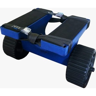 Carrinho de Caiaque Para Transporte De Caiaker Caiaqui Caiaki azul laranja