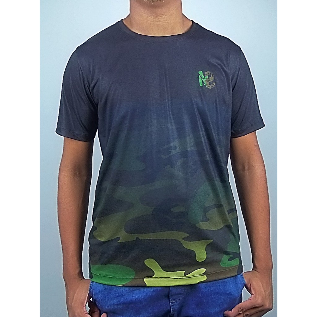 Camiseta Camuflada No Sense Street Wear Slim Camuflado - NO SENSE
