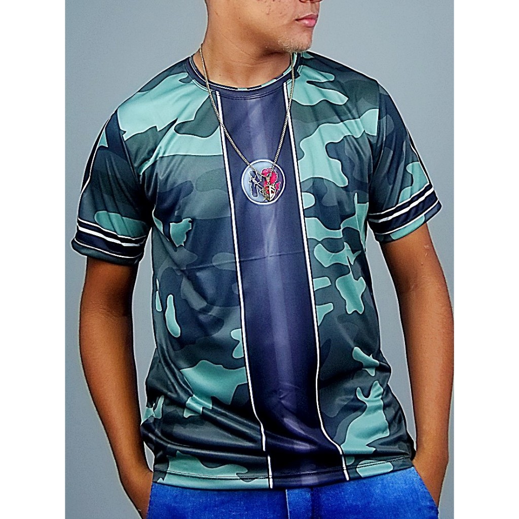 Camiseta Camuflada Exército Army Dry Slim - TOTAL - NO SENSE