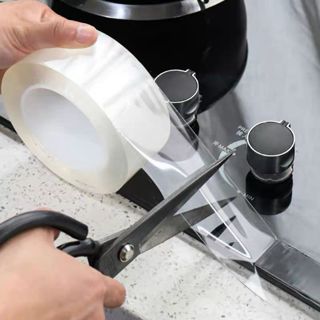 KIT Fita transparente  à prova d'água e anticongelante para cozinha, forro de papel higiênico para banheiro em Oferta na Shopee