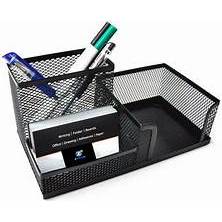 Porta Lapis e Treco Organizador Mesa Aramado Lápis Canetas Clips