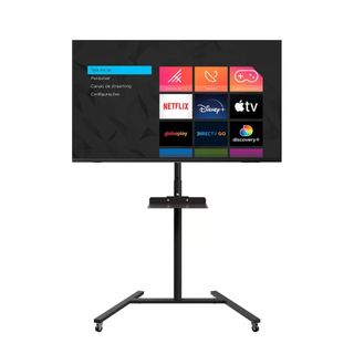 Suporte Pedestal Class para TV e Notebook c/ Ajuste de Altura e Bandeija Preto 19