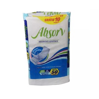 Absorvente Geriátrico / Pós Parto Absorv com 50 unidades em Oferta na Shopee