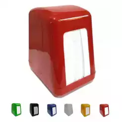 Kit com 6 unidades - Porta Guardanapos TV - Bares Restaurantes - Resistente