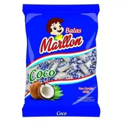 BALA DE COCO EMBALADA MARLLON FESTA - PACOTE COM 500g