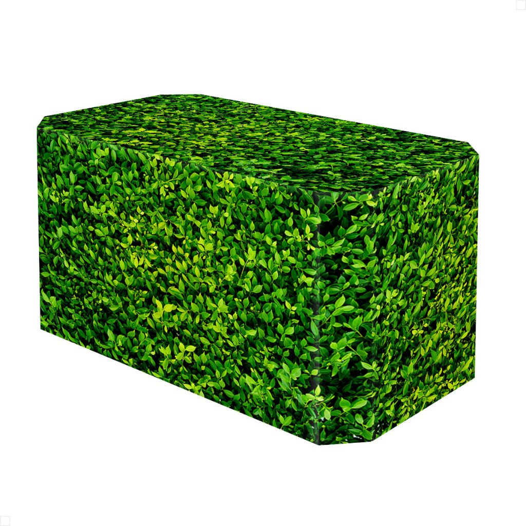 Capa Decorativa de Mesa Festa Folhagem Em Tecido Forro Veste Fácil em Oferta na Shopee