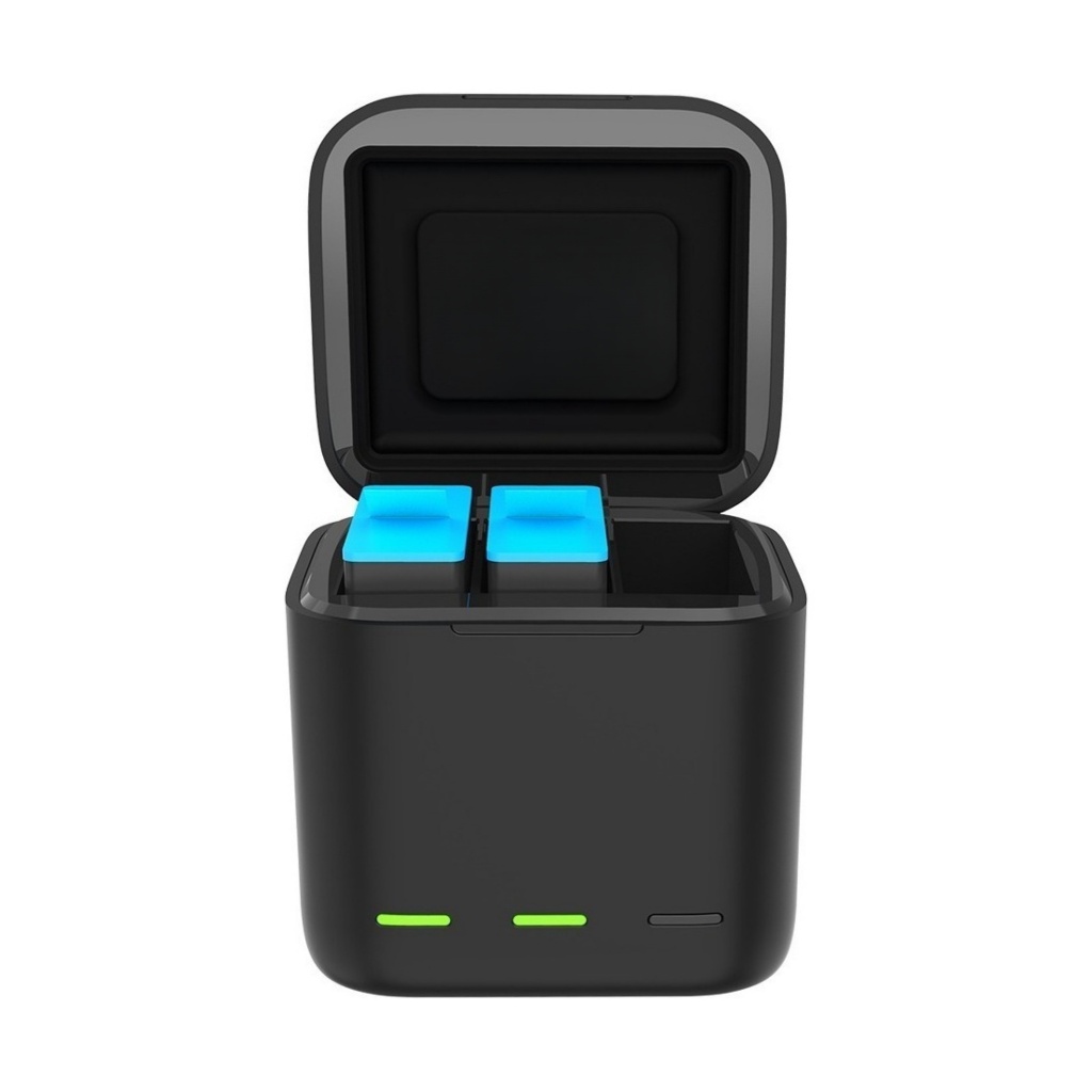 Carregador Triplo Para Bateria Gopro Hero 12/11/10/9 Preto em Oferta na Shopee