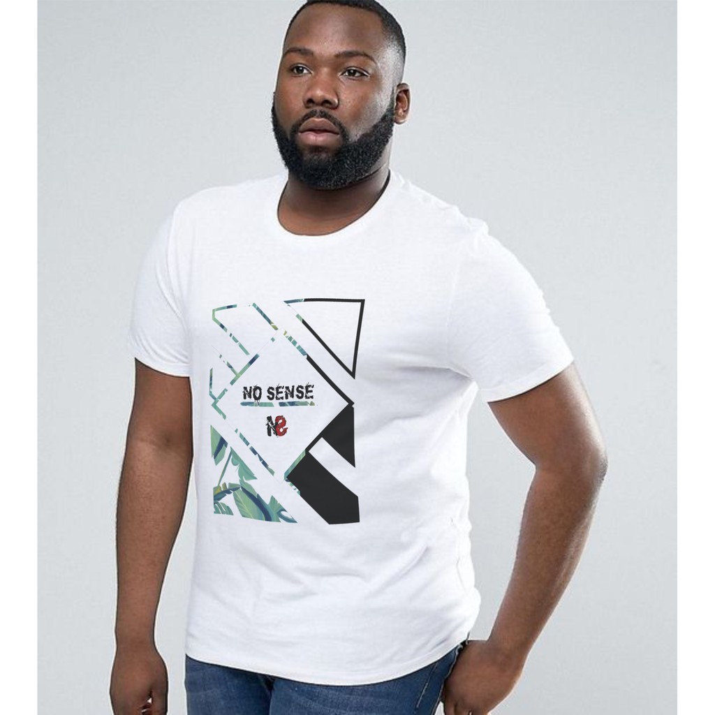 Camiseta Básica Branca T-Shirt Verão Street Wear - No Sense