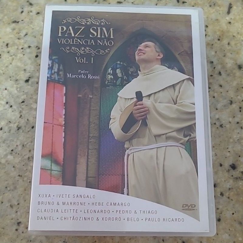 DVD 'Paz Sim Violência Não Vol.1' Padre Marcelo Rossi.