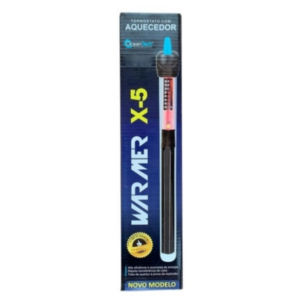 Termostato Aquecedor Oceantech 200w Aquários Até 200 Litros 220V
