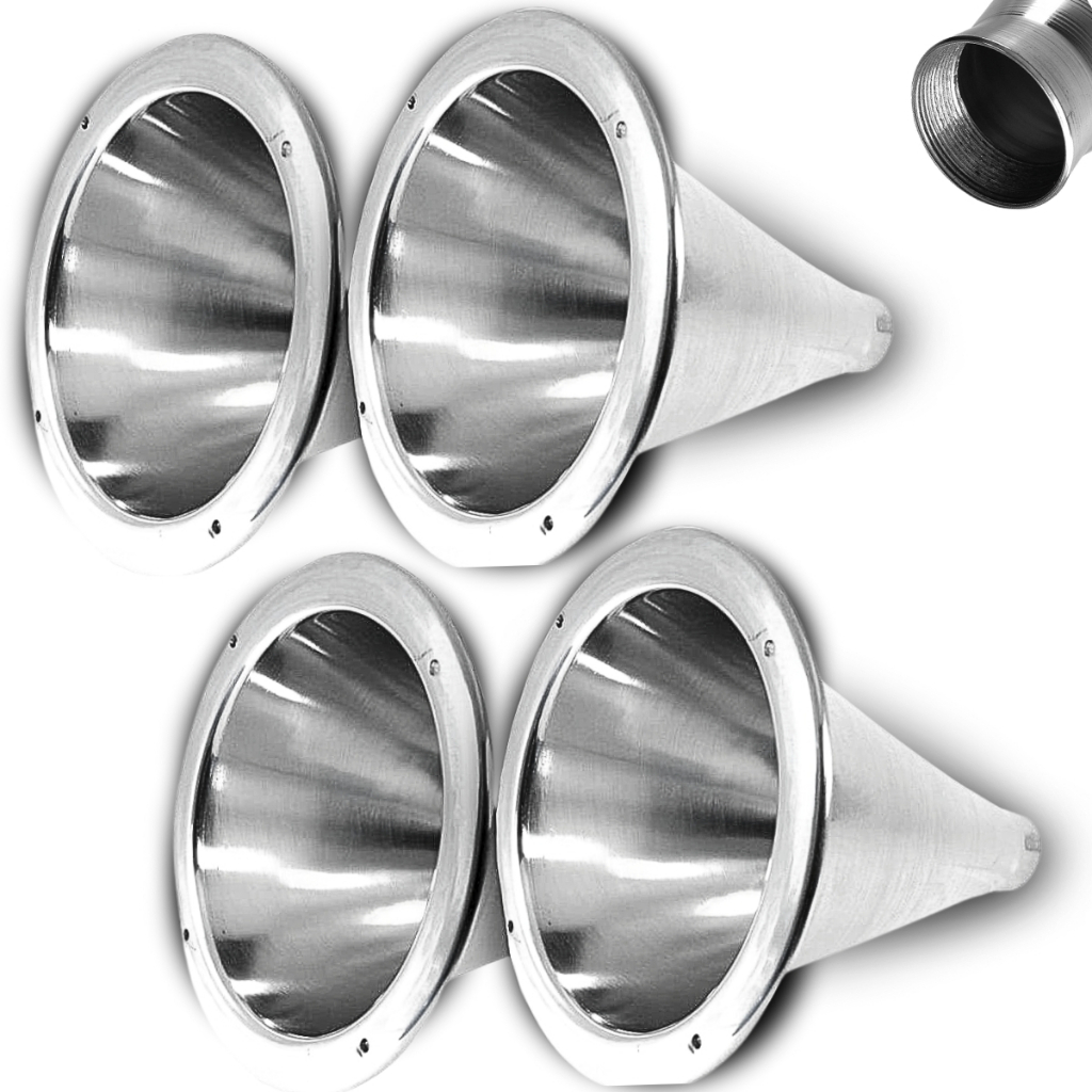 Expansor Corneta Driver 1 Polegada Rosca Em Aluminio 4 Unidades - Spare Parts and Accessories for Vehicles
