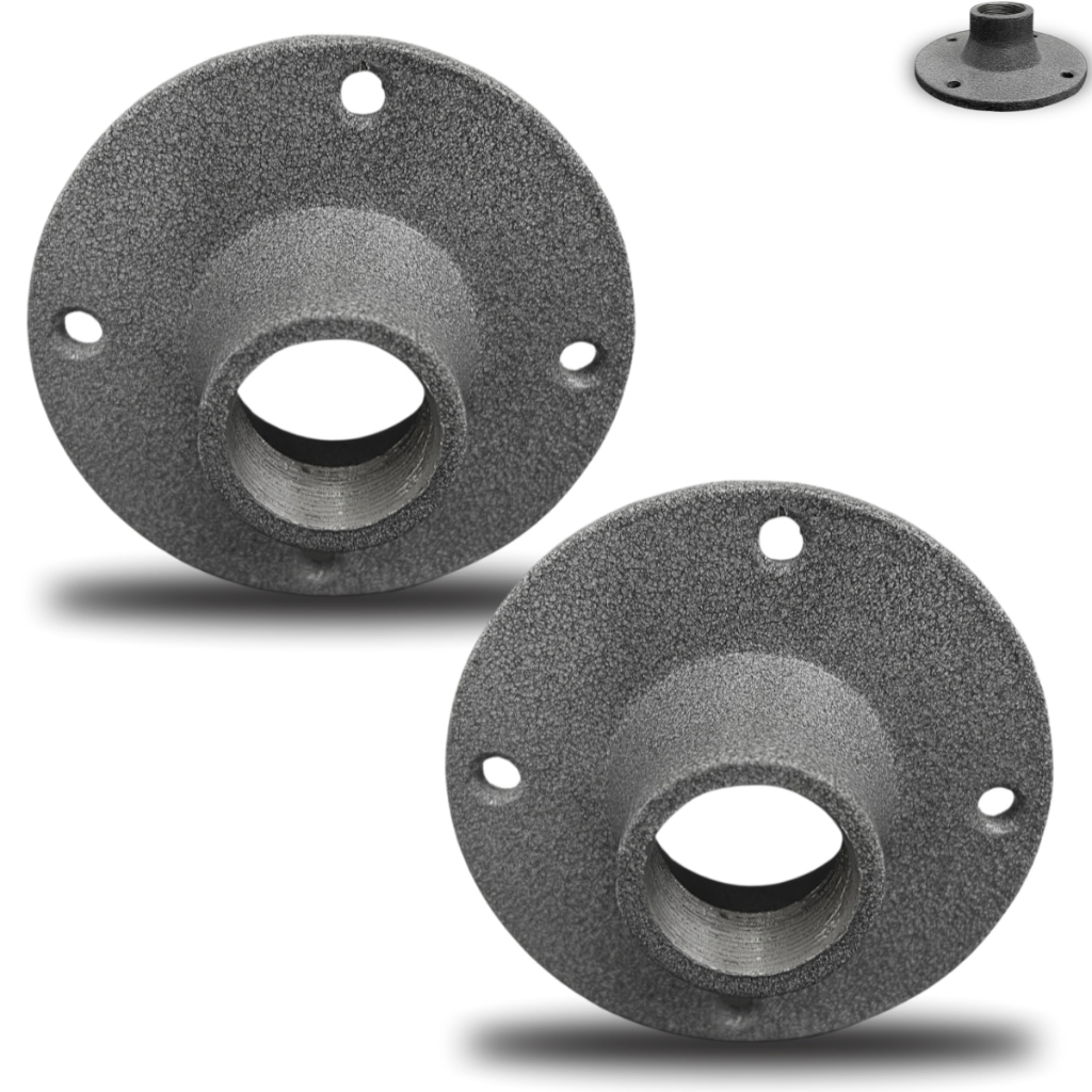 Adaptador Flange Para Corneta Trio Driver 1 Polegada 2 Unidades em aluminio em Oferta na Shopee