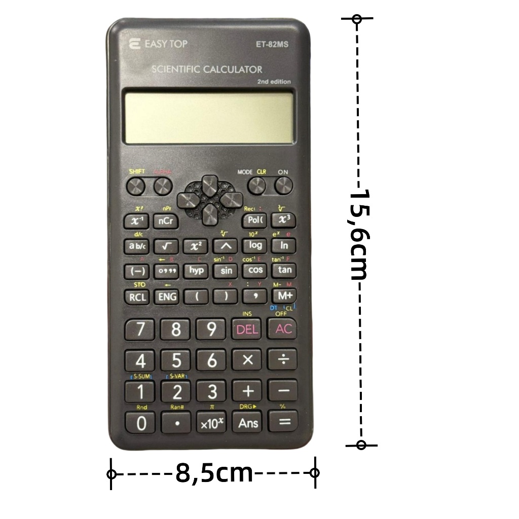 Calculadora Científica De 12 Dígitos 240 Funções E Frações em Oferta na Shopee