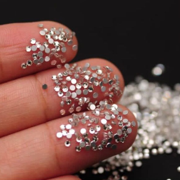 strass swarovisk cristal 1,5mm para unhas 150 unidades