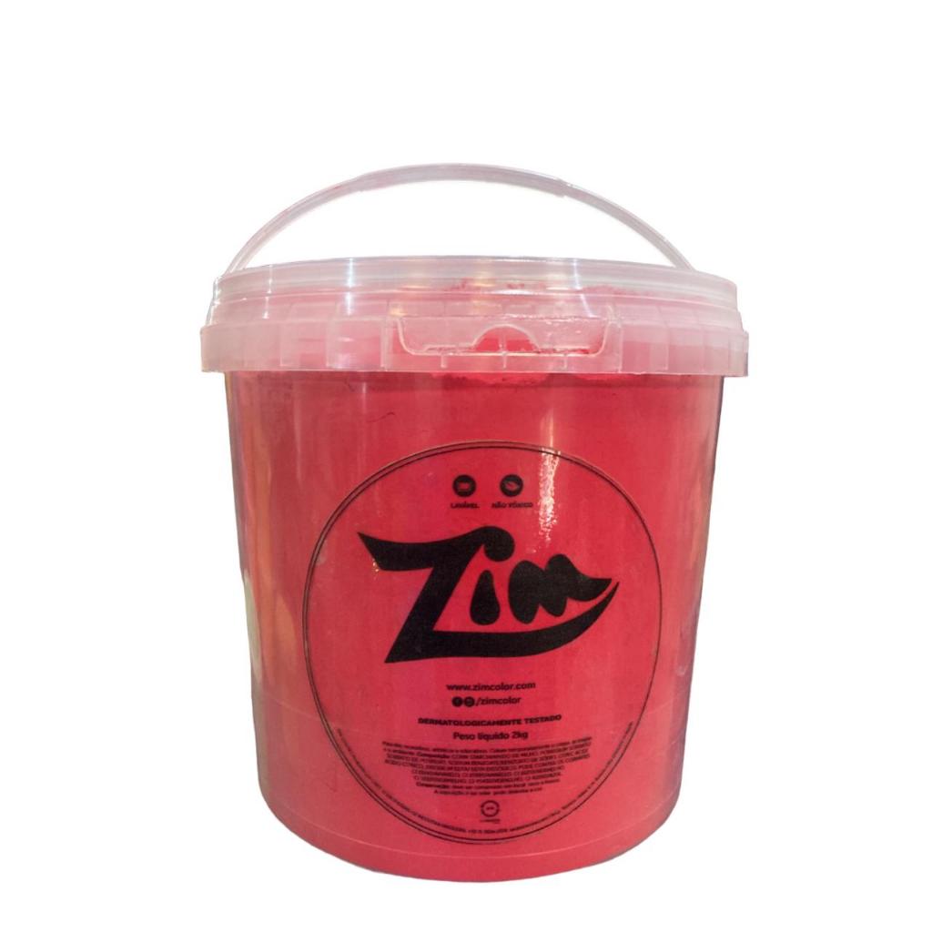 Pó Colorido | Balde Zim - 2kg - Festa Holi, Cha Reveleção em Oferta na Shopee