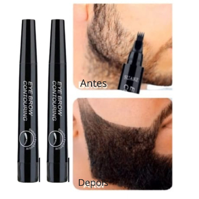 Kit Com 2 Canetas Preenchedor De Barba E Sobrancelha Define E Cobre Falhas em Oferta na Shopee