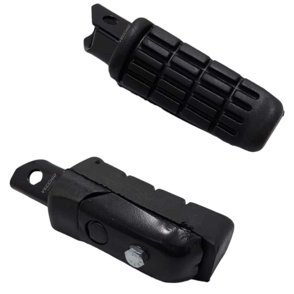 Kit 4 Pedaleira Traseira Dianteira Cbx Twister 250 Cb 300 Titan 150 Strada — imagem 2 de 2
