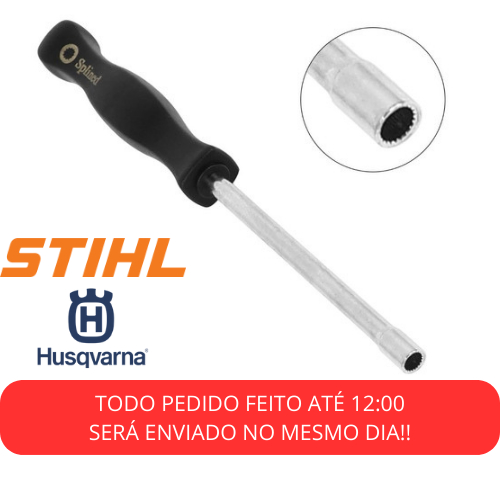 Chave Regulagem Carburador Motor 2 Tempos Compatível com Husqvarna Stihl