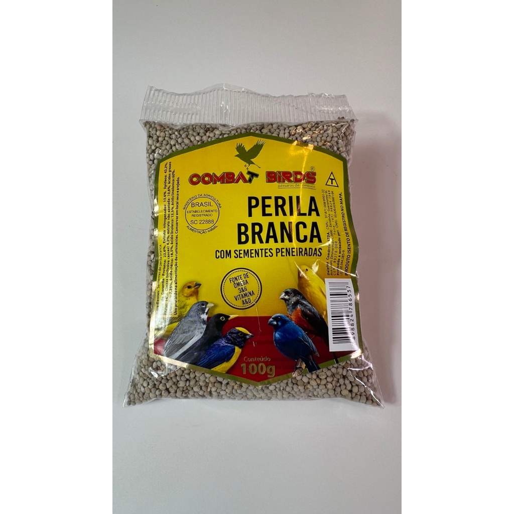 PERILA BRANCA PARA PÁSSAROS em Oferta na Shopee