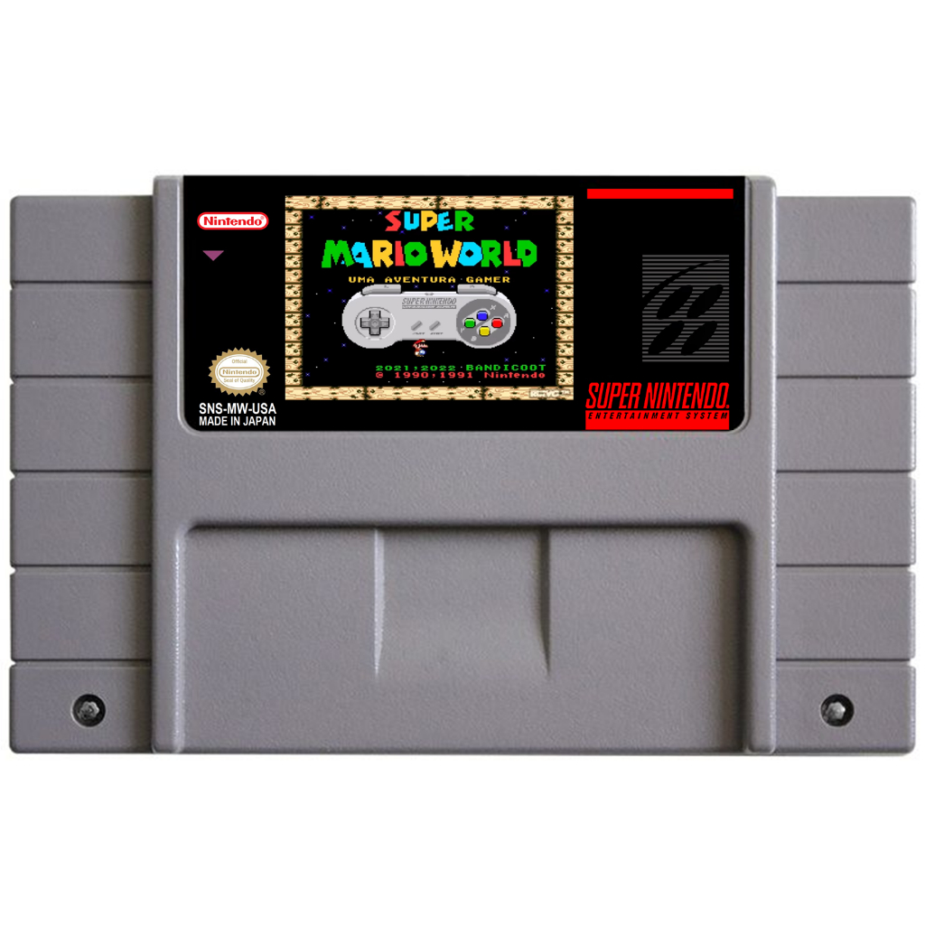 Super Mario World Uma Aventura Gamer Rack Super Nintendo! — R$ 129,99 em Shopee
