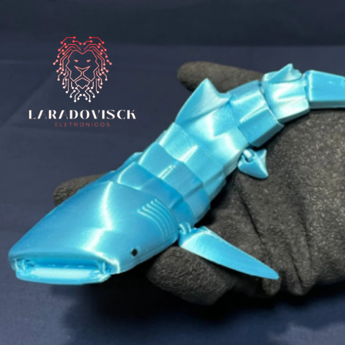 Tubarão-Baleia Articulado De Brinquedo Impresso em 3D em Oferta na Shopee