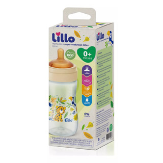 Mamadeira Super Evolution Com Bico Em Látex 300ml 0m+ Lillo 637001 em Oferta na Shopee