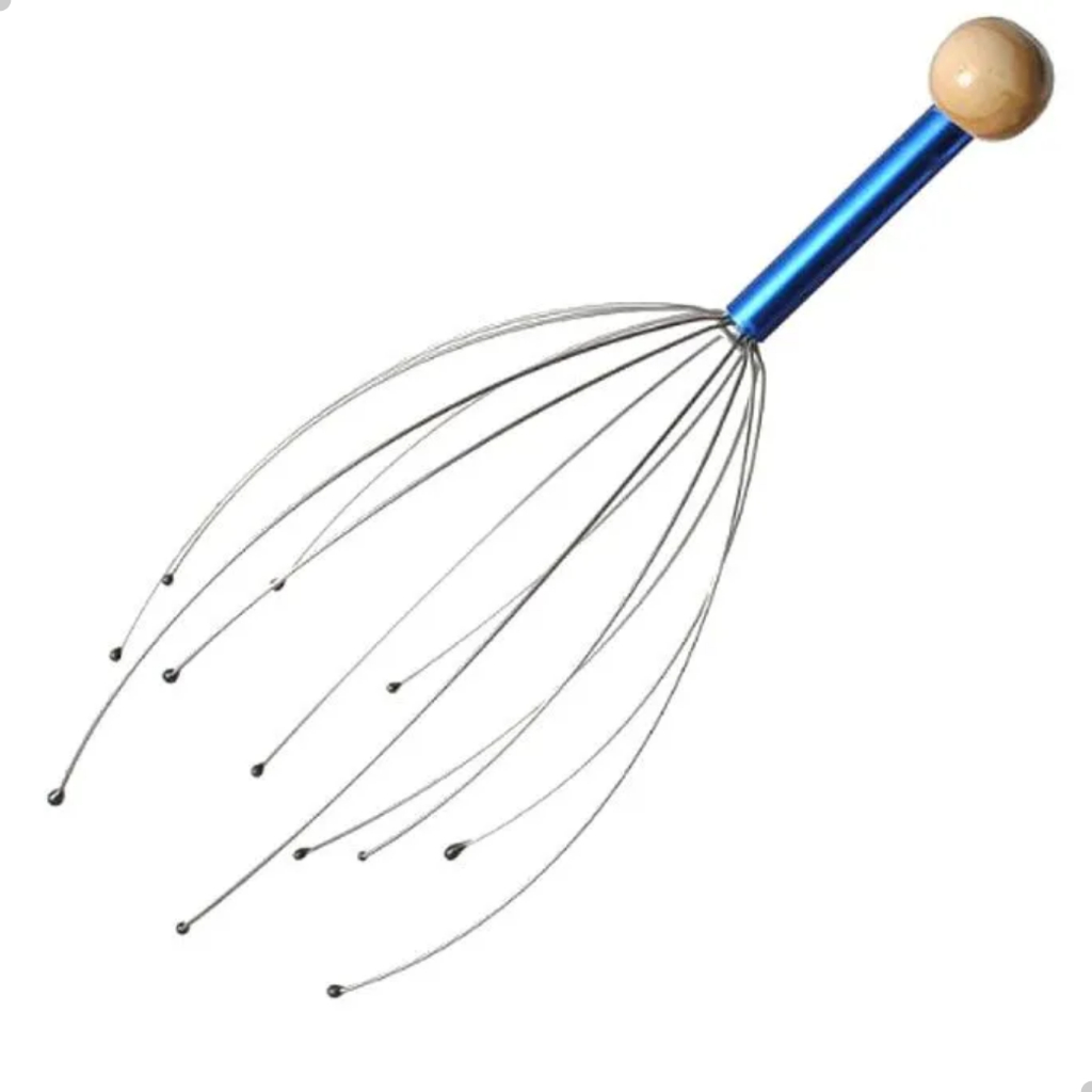Massageador De Cabeça Manual Teparia Zen Anti Stres Relaxante DTE0046