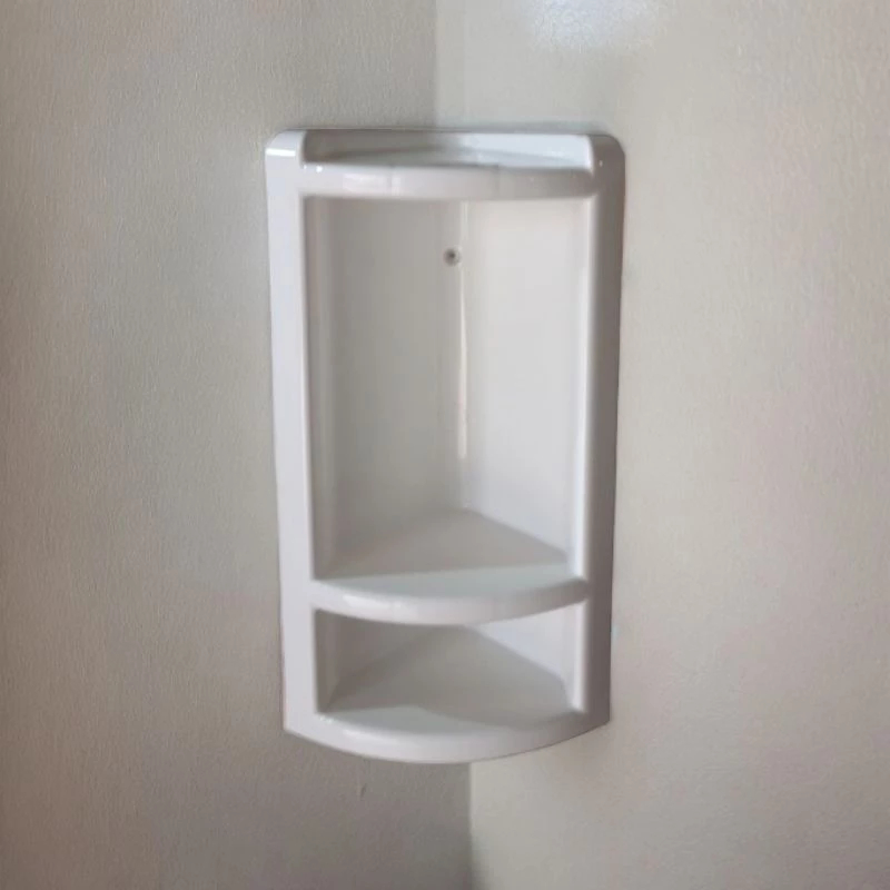 porta shampoo condicionador sabonete para canto de parede banheiro em Oferta na Shopee