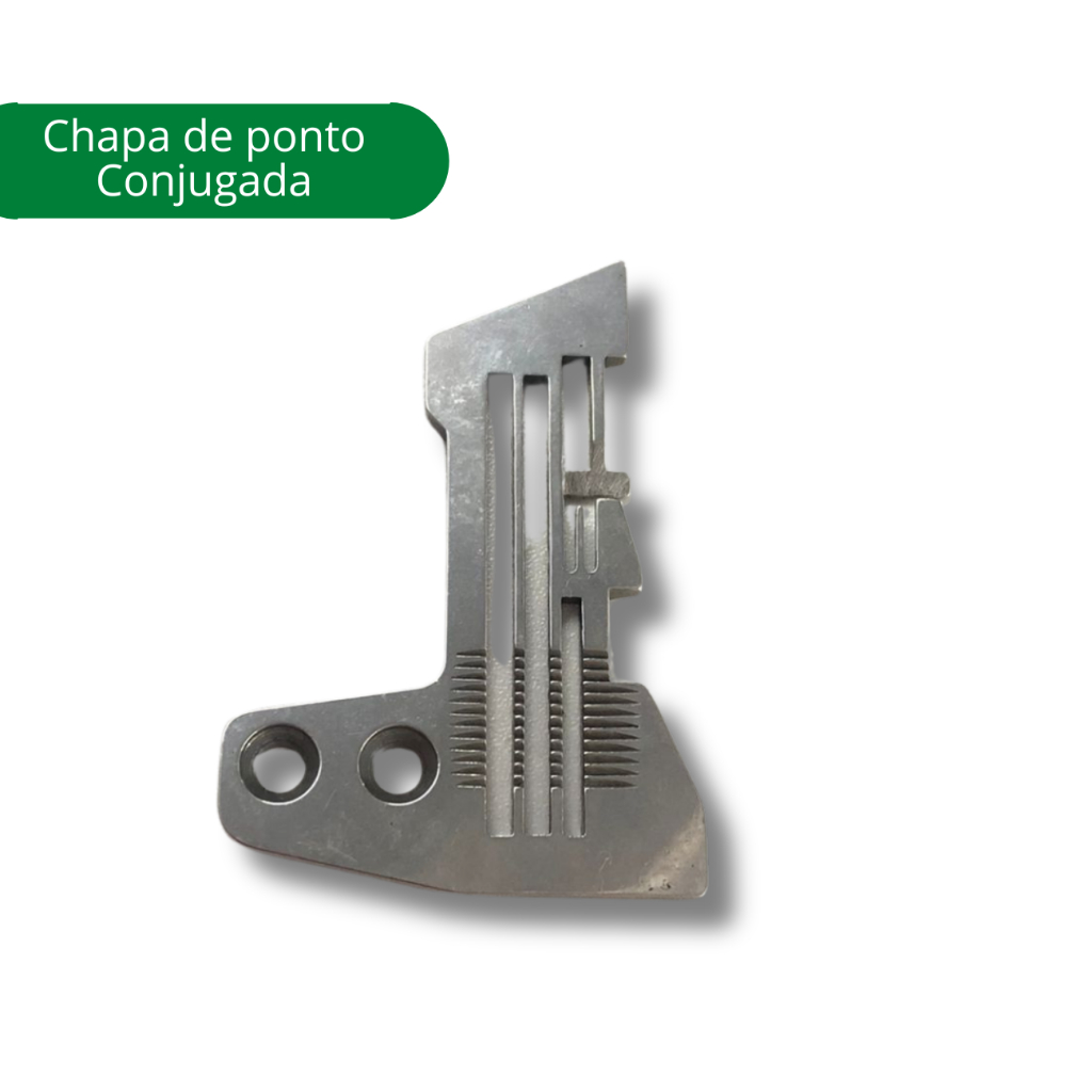 Chapa de Ponto Overlock Siruba Conjugada / Ponto Cadeia - cód E810