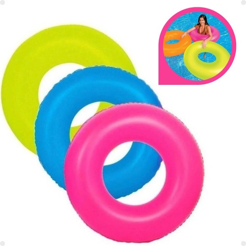 Boia Inflável Piscina Summer Beach Flutuador Cintura 60Cm em Oferta na Shopee