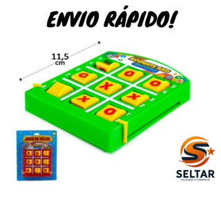 Jogo Da Velha de Tabuleiro Brinquedo de Raciocinio Educativo Lógica Infantil Diversão Para a Família em Oferta na Shopee