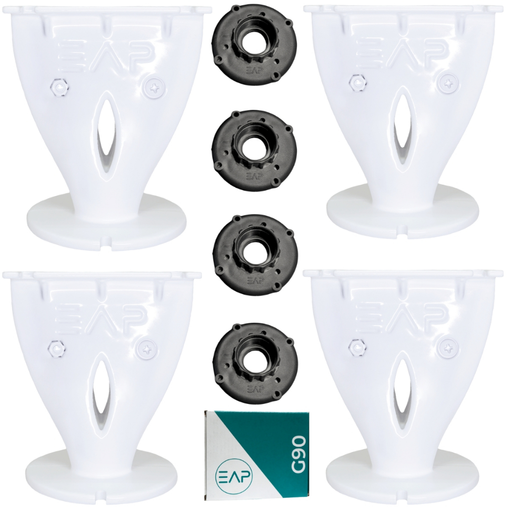 Guia de Ondas Eap G90 4 Unidades Com Adaptador Rosca Para Driver 1 Polegada Driver Eap em Oferta na Shopee