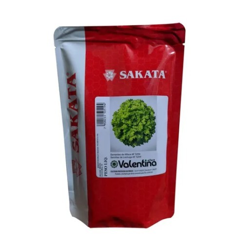 Sementes de Alface Crespa Valentina Peletizada 7500 Sementes Sakata